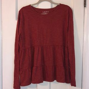 LOFT Long Sleeved Top